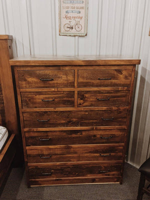 Rustic 206A 8 Drawer Lingerie