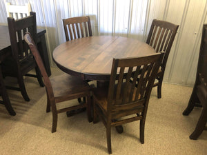 Small Round Table and 4 Chairs - Old Hippy Wood Products 2415-80 Ave, Edmonton, AB