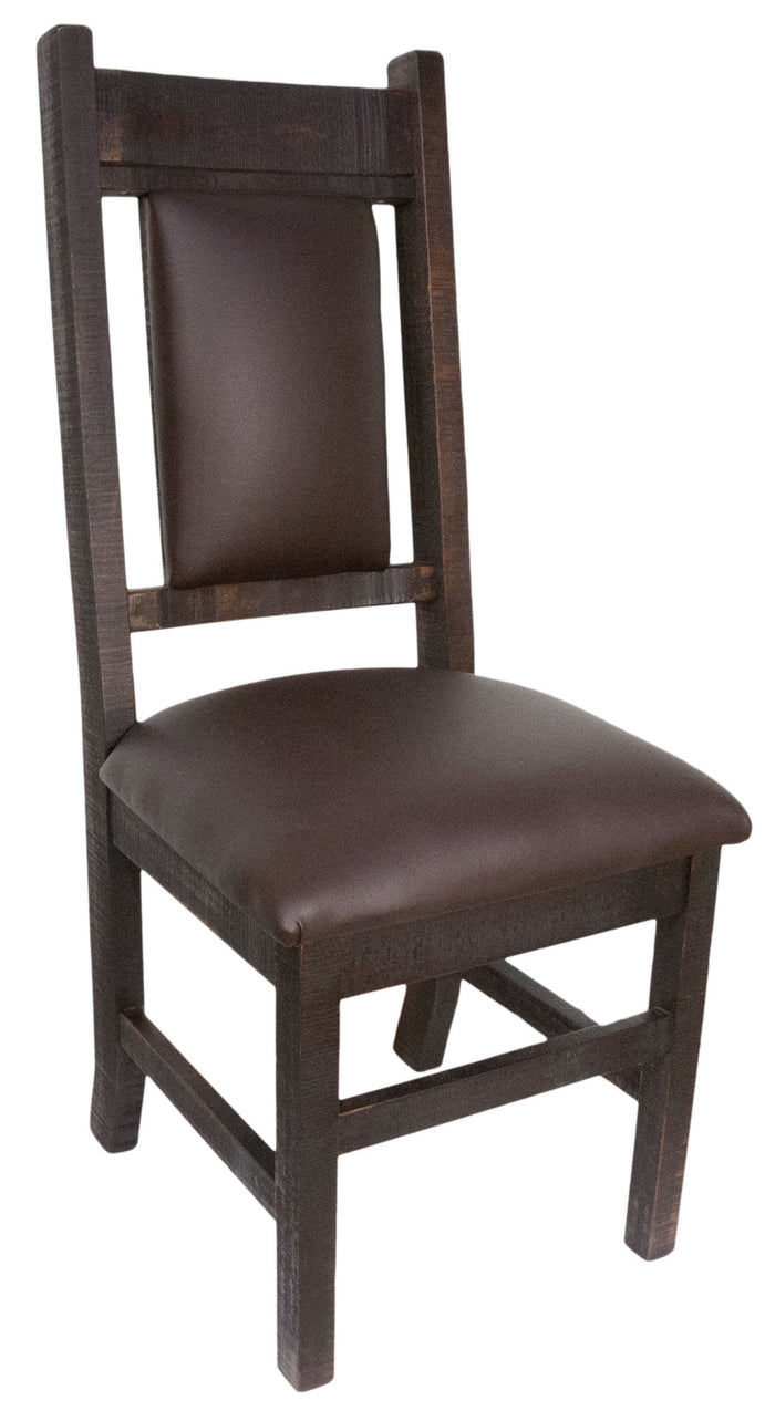 R753 Rustic Upholstered-Back Chair