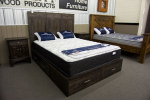 Designer Platform Bed with 6 Drawers - Old Hippy Wood Products 2415-80 Ave, Edmonton, AB