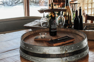 How to Interior Design With Wine & Whiskey Barrels