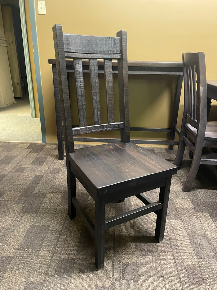 Product: R750 Rustic Slat-Back Chair in Guinness Finish Regular $773 each