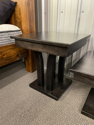 Product: Smooth Birch Venice End Table in Midnight Finish