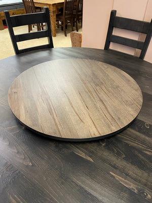Product: R994P Rustic 30" Lazy Susan in Rome Finish Regular $520 each