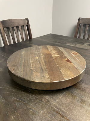 Rustic Pine R991P 16" Lazy Susan in Ash Finish S-724