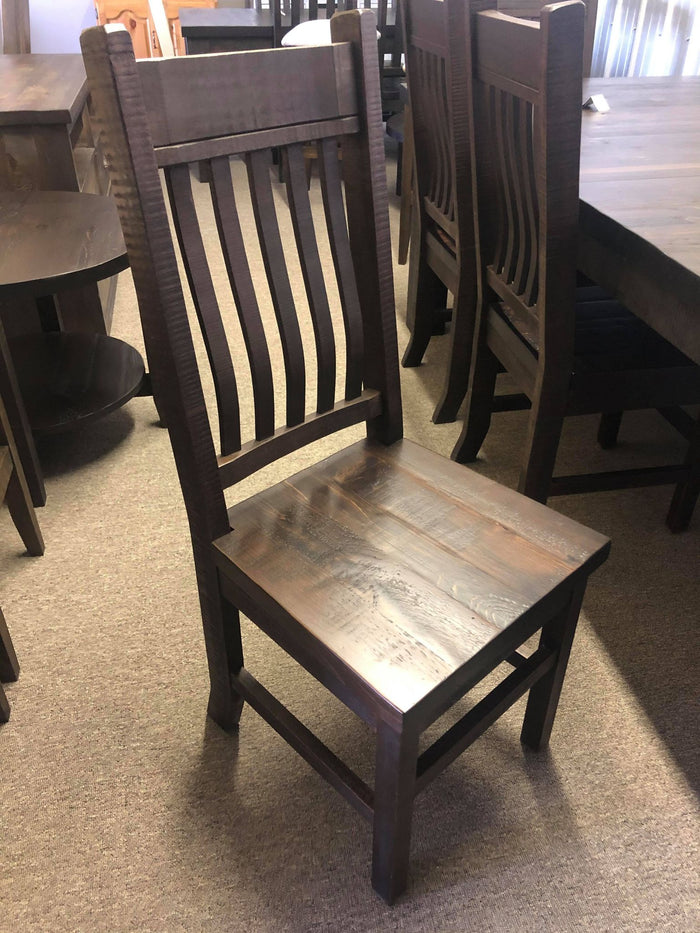 Product: R749 Rustic Bent-Back Chair in Guinness Finish Regular $773 each