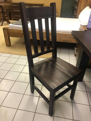 Product: R750 Rustic Slat-Back Chair in Ebony Finish Regular $773 each