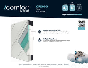 Serta iComfort CF2000 Firm 11.5" Mattress