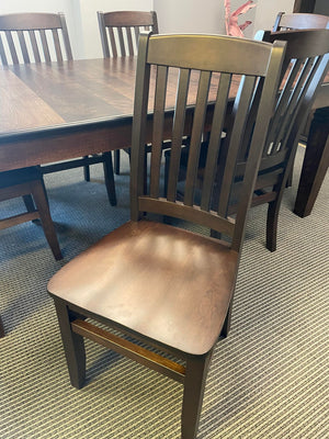 Product: 761B Scholar Chair w/ Saddled Seat in Bourbon Finish Regular $558 each