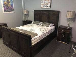 Designer Queen Bed with 2 Nightstands - Old Hippy Wood Products 2415-80 Ave, Edmonton, AB