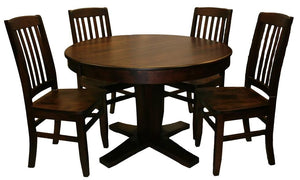 508 Single Bistro Ped Round Table Set - Old Hippy Wood Products 2415-80 Ave, Edmonton, AB