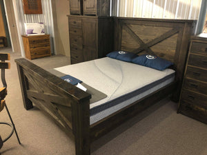 Rustic Queen Bed Ebony - Old Hippy Wood Products 2415-80 Ave, Edmonton, AB