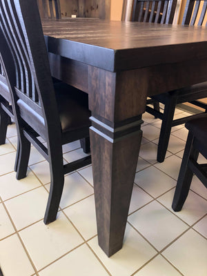 Rustic Table and 6 Lumbar Back Chairs - Old Hippy Wood Products 2415-80 Ave, Edmonton, AB