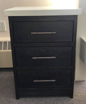 Product: R163P 3 Drawer Nightstand with Whyte & Guinness Finish Regular $1597 each