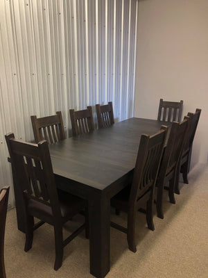 R455P Monster Table 42"x96" plus three x 16" leaves extends to 42"x144"