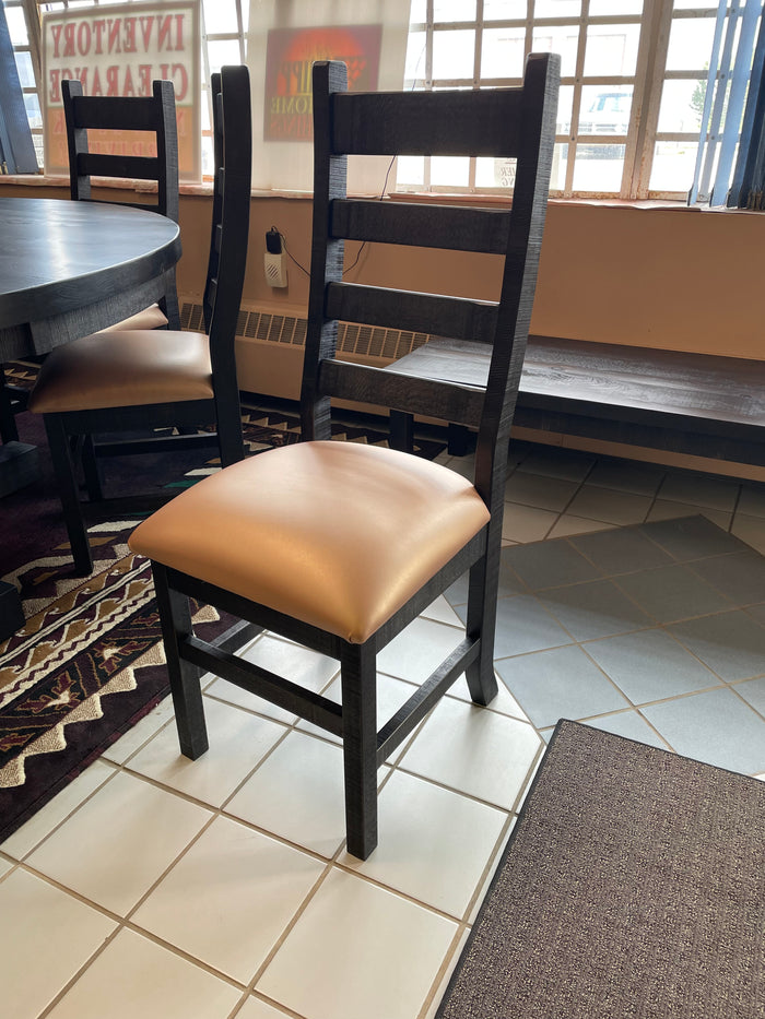 Product: R752 Ladder-Back Chair in Ebony Finish Regular $843 each