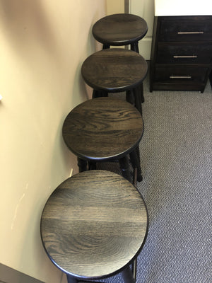 661 Smooth Oak Colonial 30" Stool 4 Available in Midnight Finish C-239