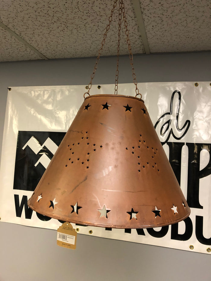 Rustic Hanging Light Shade without Handles