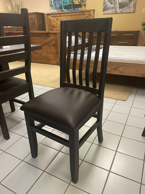 Product: R748B Rustic School House Chair in Bourbon Finish with Upholstered Seat Regular $786 each