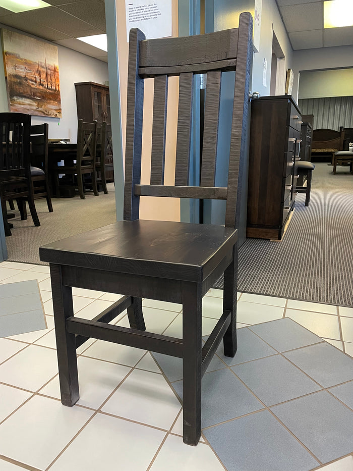 Product: R750B Rustic Birch Slat-Back Chair in Guinness Finish Regular $773 each