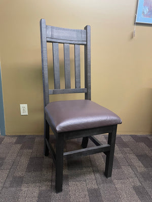 Product: R750B Rustic Birch Slat-Back Chair in Guinness Finish Regular $843 each