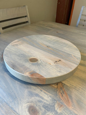 Product: R991P Rustic Pine 16" Lazy Susan in Stone Grey Finish Regular $168 each