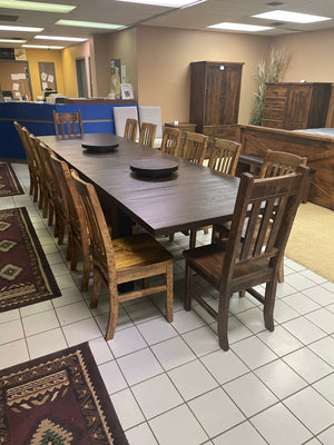 Product: R452P Rustic Pine Table in Bourbon Finish Regular $5656 each