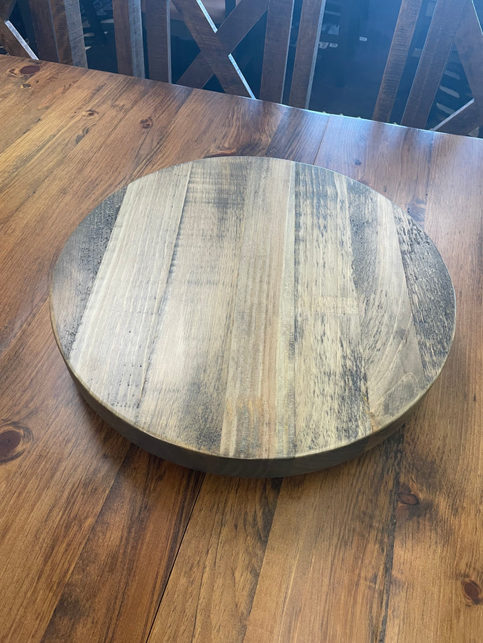 Product: R991P Rustic Pine 16" Lazy Susan in Lowry Finish Regular $168 each