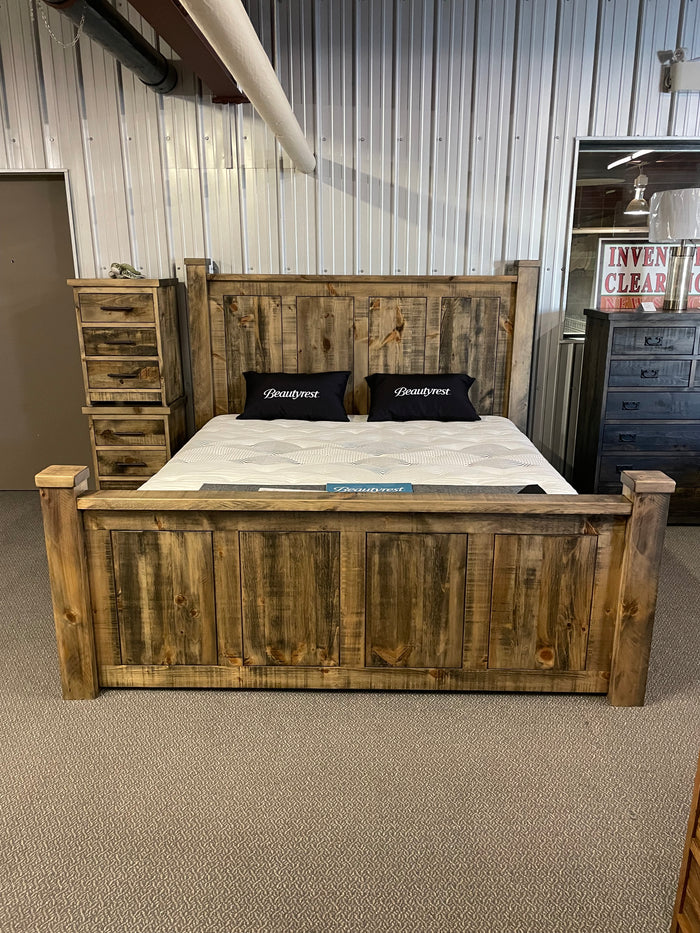 Product: K253P King Kabin Bed in Lowry Finish Regular $4585
