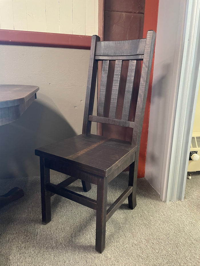 Product: R750B Rustic Slat Back Chair in Bourbon Finish Regular $811