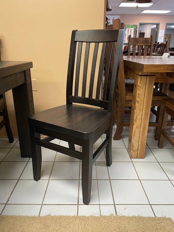 Product: 761B Smooth Birch Scholar Chair in Guinness Finish w/ Rustic Pine Seat Regular $585 each
