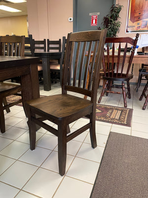 ADD CHAIRS: 761 Smooth Oak Chairs in Guinness Finish Regular $578 each 30% OFF