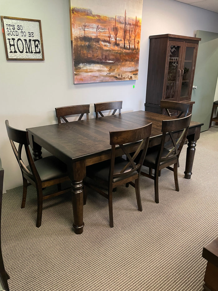 Product: 449B 5/4 Smooth Birch Table in Guinness Finish Regular $5300 each