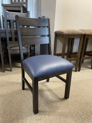 Product: 622B Modern Designer Back Chair with Upholstered Seat in Midnight Finish Regular $668 each