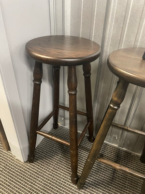 661 Smooth Oak Colonial 30" Stools 4 Available in Guinness Finish C-471
