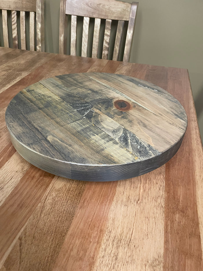 Rustic Pine R991P 16" Lazy Susan in Lowry Finish S-514