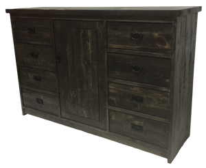 184 Rustic Pine Sideboard with 8 Drawers and 1 Door - Old Hippy Wood Products 2415-80 Ave, Edmonton, AB