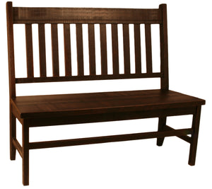 R760 Rustic Slat-Back Bench - Old Hippy Wood Products 2415-80 Ave, Edmonton, AB