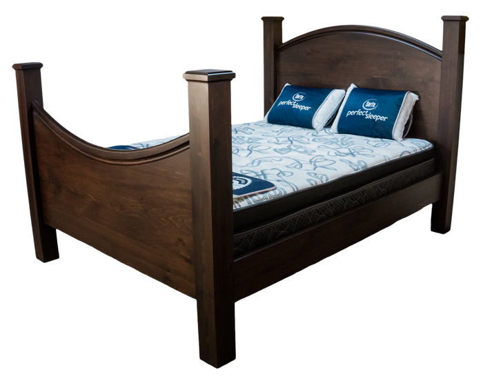Shaker Curve Bed with Full Foot Board